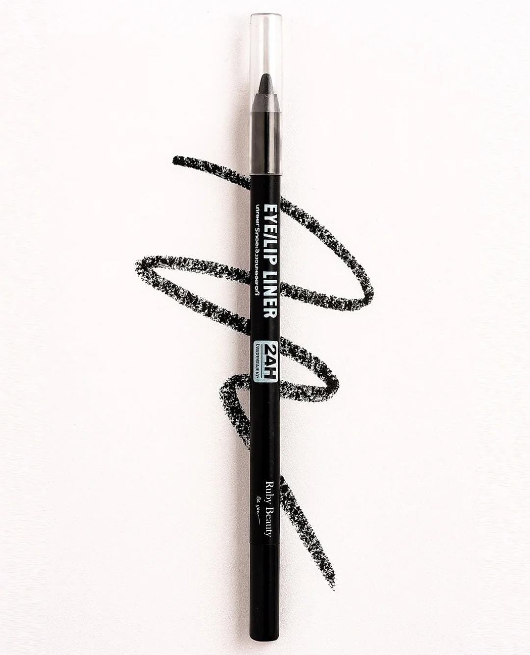 Ruby Beauty Eye & Lip Liner – Waterproof Black Pencil