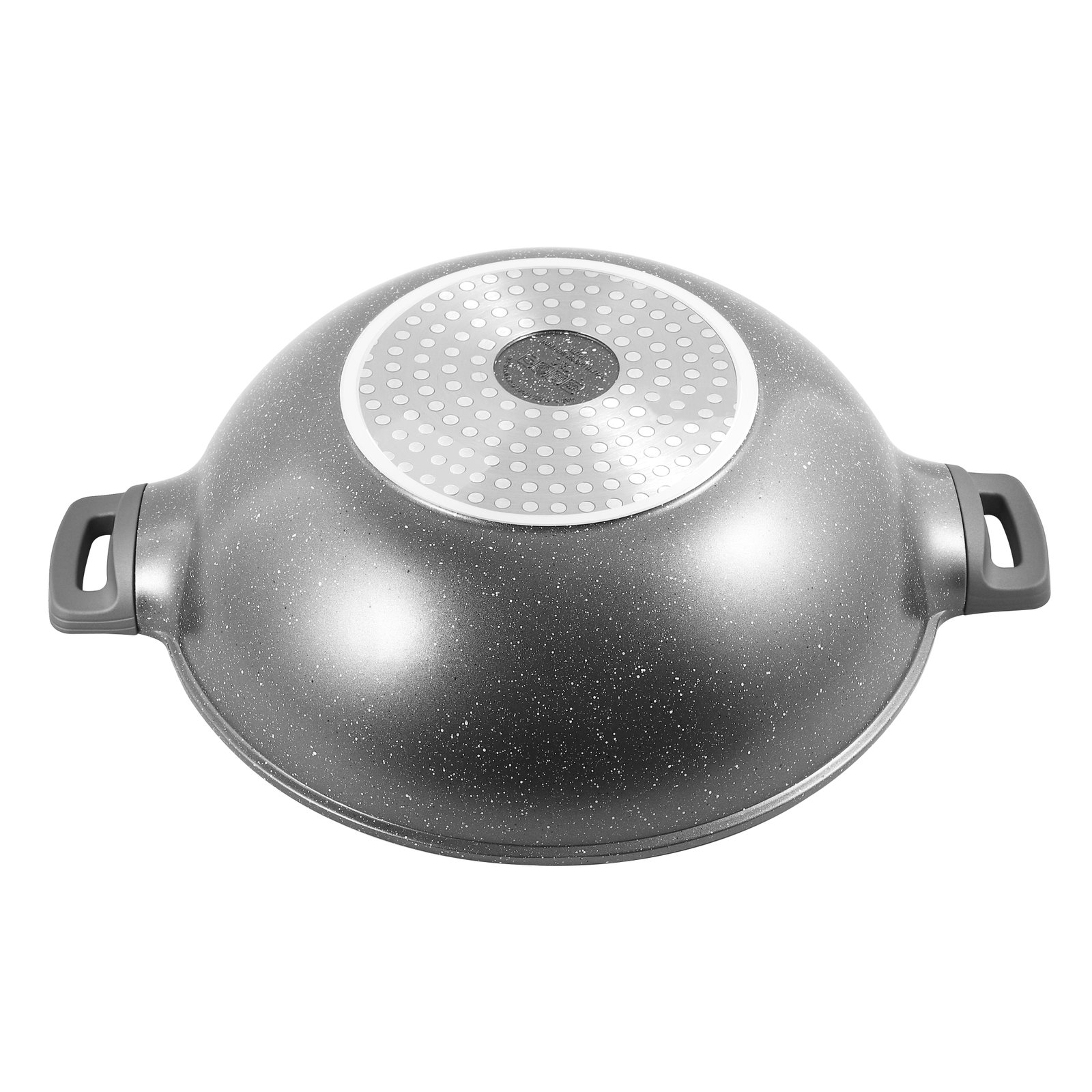 Wok Pan Marble Grey  36 cm