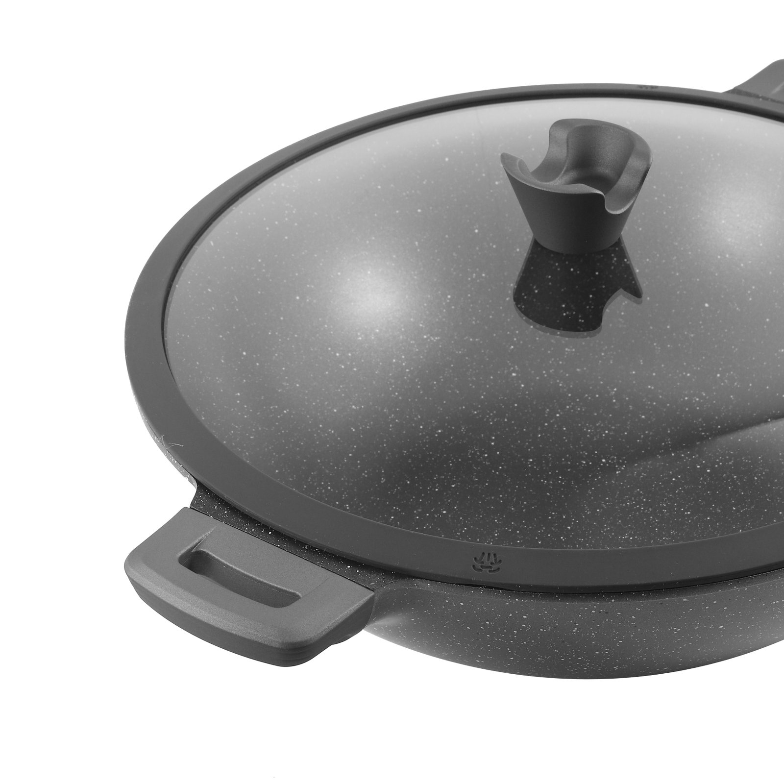 Wok Pan Marble Grey  36 cm