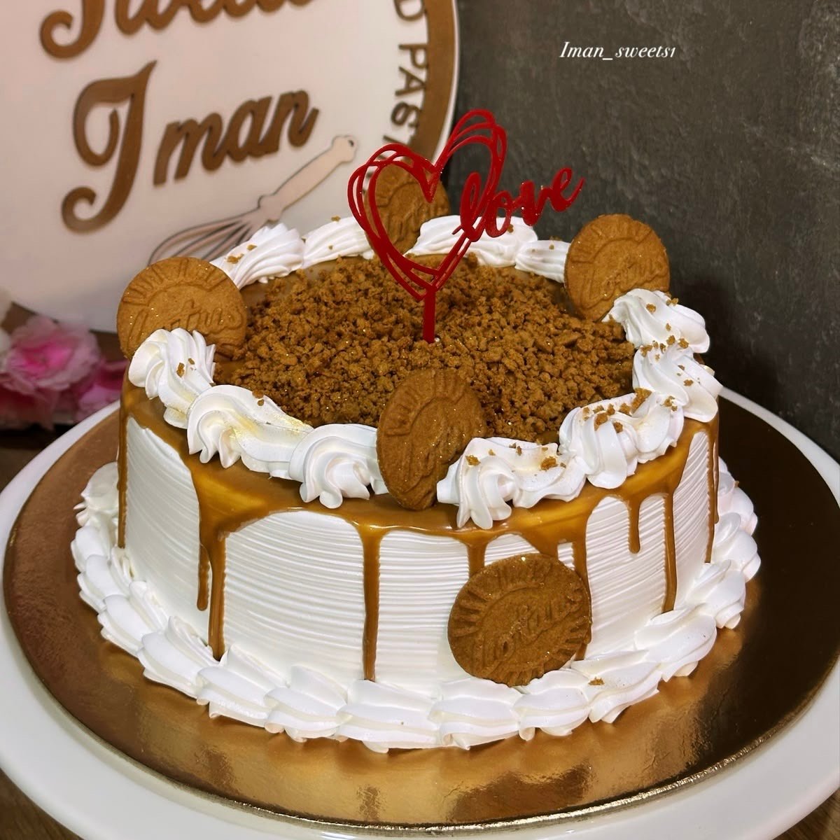 Cake 7,8 person extra lotus