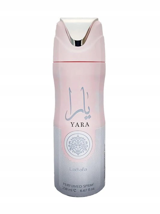 Lattafa Yara Deodorant Perfumed Body Spray 200ml for Women