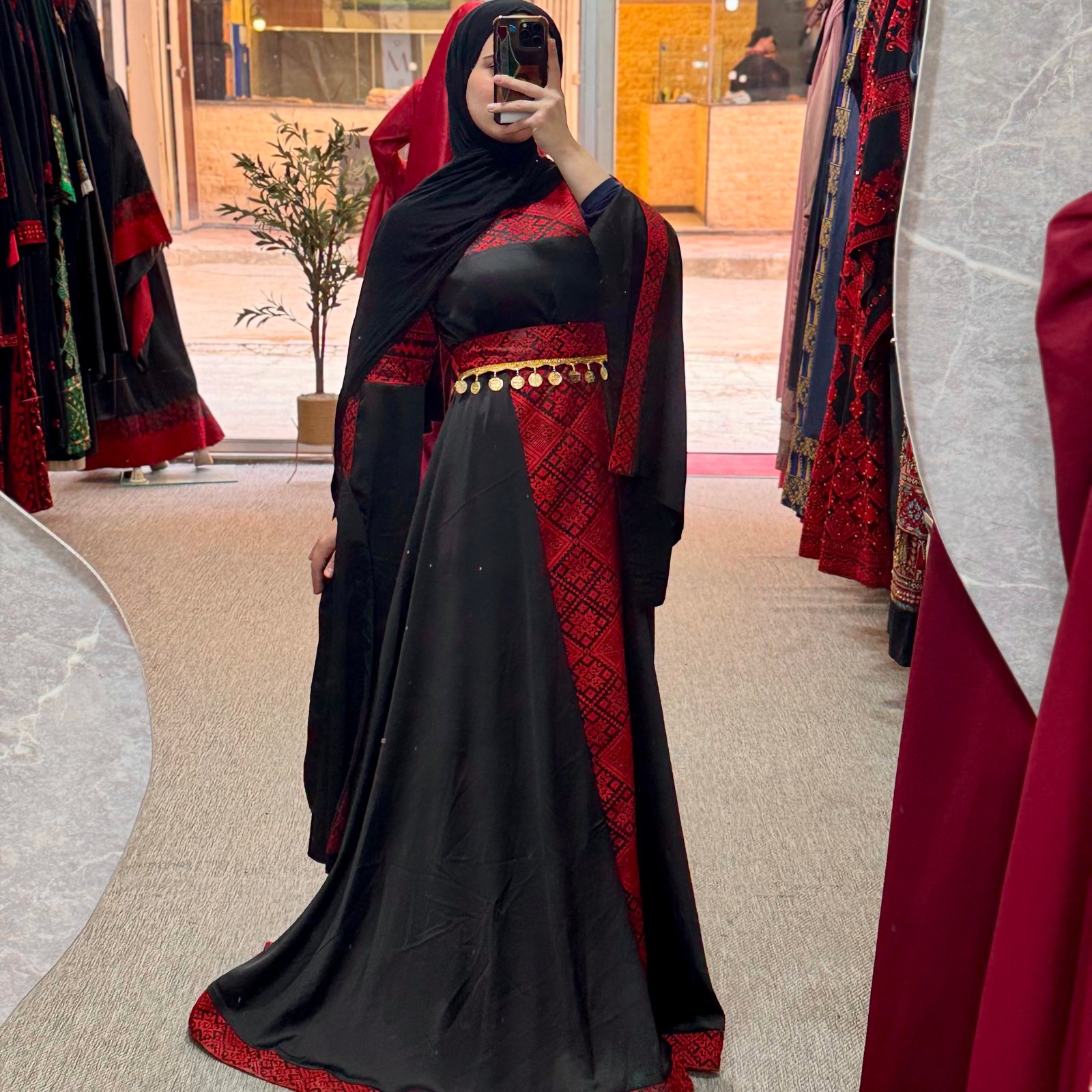 Palestinian henna dress