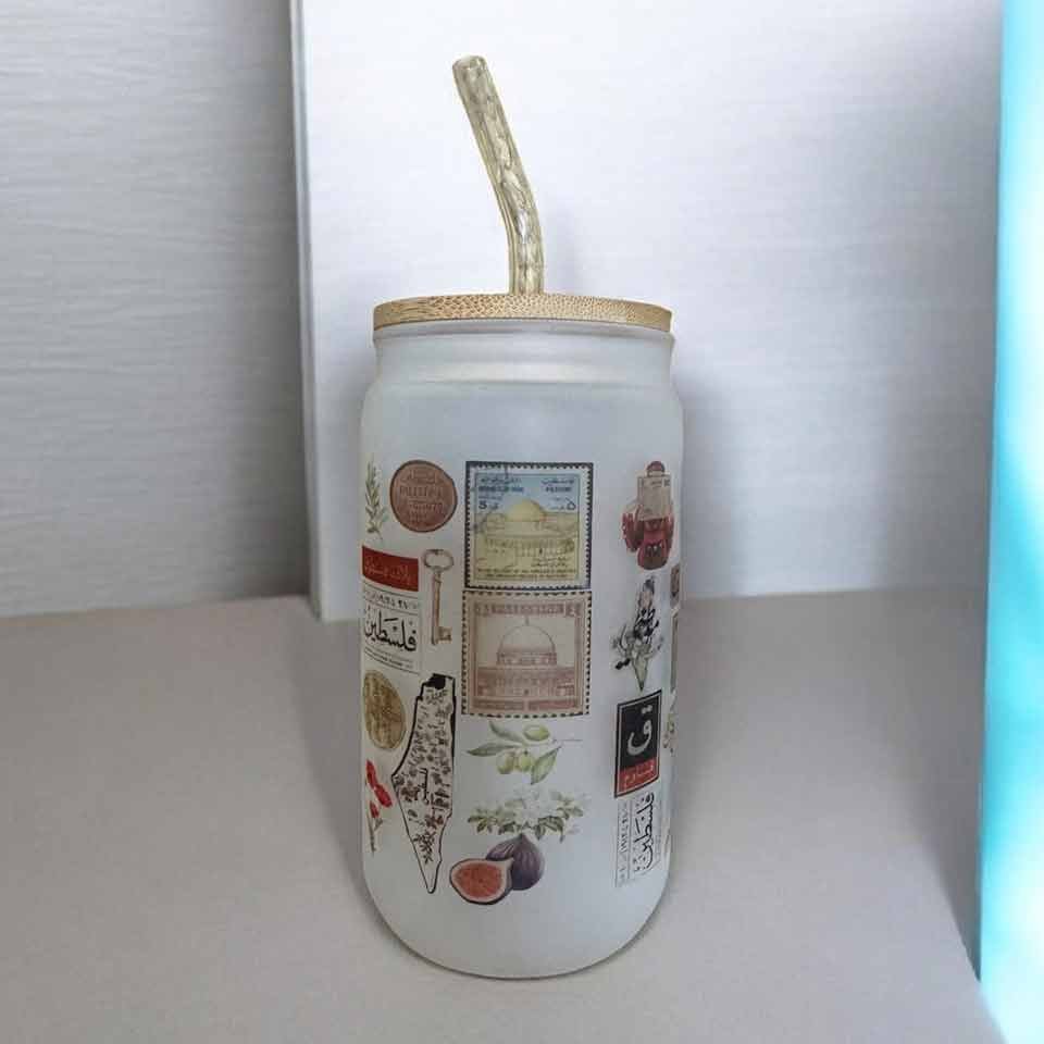 Glass mug