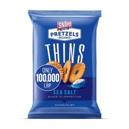 Snips Thin Salt Pretzels 100